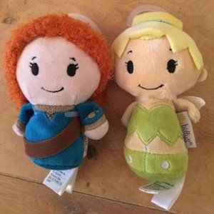 Hallmark itty bittys Merida and TinkerBell